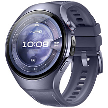 Huawei Watch 5 GPS + Cellular 46mm (корпус - фиолетовый, ремешок - фиолетовый) - 0