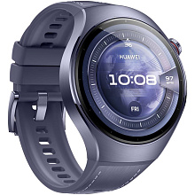 Huawei Watch 5 GPS + Cellular 46mm (корпус - фиолетовый, ремешок - фиолетовый) - 1