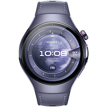 Huawei Watch 5 GPS + Cellular 46mm (корпус - фиолетовый, ремешок - фиолетовый) - 2