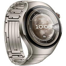 Huawei Watch 5 GPS + Cellular 46mm (корпус - серый, ремешок - стальной браслет серебристого цвета) - 1