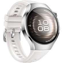 Huawei Watch 5 GPS + Cellular 42mm (корпус - серый, ремешок - белый) - 1