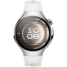 Huawei Watch 5 GPS + Cellular 42mm (корпус - серый, ремешок - белый) - 2