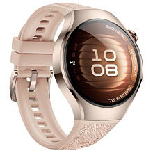 Huawei Watch 5 GPS + Cellular 42mm (корпус - бежевый, ремешок - бежевый) - 1