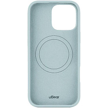 Чехол-накладка uBear Touch Mag Case для iPhone 16 Pro Max, силикон, мятный - 3