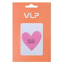 Стикер 3D VLP Big Heart Pink - 3