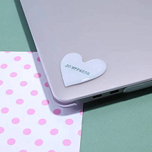 Стикер 3D VLP Big Heart Blue Cream - 1