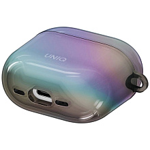 Чехол Uniq Iridescia (holographic) полночный, для AirPods 4/4 ANC - 1