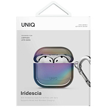 Чехол Uniq Iridescia (holographic) полночный, для AirPods 4/4 ANC - 2