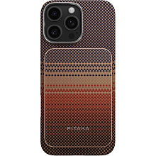 Внешний аккумулятор c БЗУ Pitaka Power Bank Qi2 5000 мАч, оранжевый - 3