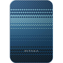 Внешний аккумулятор c БЗУ Pitaka Power Bank Qi2 5000 мАч, синий - 0