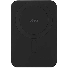 Внешний аккумулятор uBear Slide Magnetic Qi2 10000 мАч, черный - 0