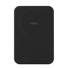 Внешний аккумулятор uBear Slide Magnetic Qi2 10000 мАч, черный - 0