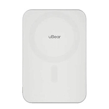 Внешний аккумулятор uBear Slide Magnetic Qi2 5000 мАч, белый - 0