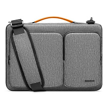 Сумка 14″ Tomtoc Defender - A42 Laptop Shoulder Briefcase, серый - 0