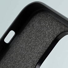 Чехол-накладка Uniq Lyden DS для iPhone 15 Pro Max, экокожа, синий/черный - 3