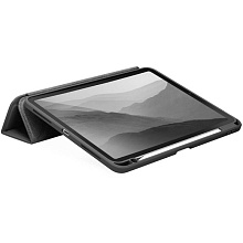 Чехол-книжка Uniq Moven для iPad 11 (2025), кожа/поликарбонат, серый - 2
