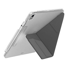Чехол-книжка Uniq Camden Click Rhino для iPad 11 (2025), полиуретан, серый - 1