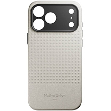 Чехол-накладка Native Union ACTIVE для iPhone 17 Pro Max, экокожа, песчаный - 0