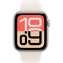 Apple Watch SE 3 GPS 44mm Starlight Aluminium Case with Starlight Sport Band - M/L - 1