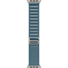 Apple Watch Ultra 3 GPS + Cellular 49mm (корпус - натуральный титан, ремешок Alpine Loop светло-голубой, размер L) - 2