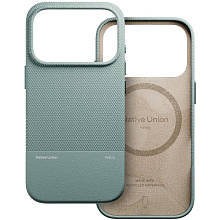 Чехол-накладка Native Union CLASSIC для iPhone 17 Pro, экокожа, зеленый - 3