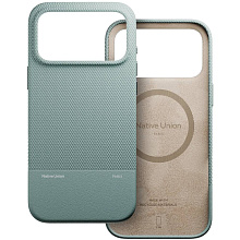 Чехол-накладка Native Union CLASSIC для iPhone 17 Pro Max, экокожа, зеленый - 3