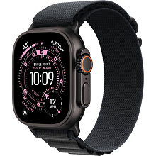 Apple Watch Ultra 3 GPS + Cellular 49mm (корпус - черный титан, ремешок Alpine Loop черный, размер L) - 0