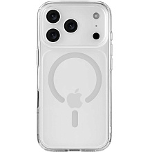 Чехол-накладка uBear Real Mag для iPhone 17 Pro Max, поликарбонат, прозрачный - 0