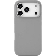 Чехол-накладка uBear Touch Mag для iPhone 17 Pro, силикон, светло-серый - 0