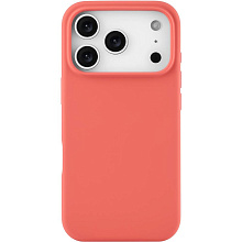 Чехол-накладка uBear Touch Mag для iPhone 17 Pro Max, силикон, коралловый - 0