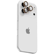 Защитное стекло uBear Extreme Metal Lens Shield для линз камер для iPhone 17 Pro/Pro Max - 0