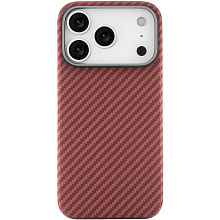 Чехол-накладка uBear Supreme для iPhone 17 Pro, кевлар, оранжевый - 0
