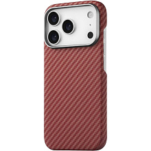 Чехол-накладка uBear Supreme для iPhone 17 Pro, кевлар, оранжевый - 1