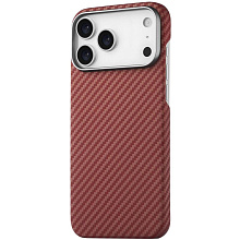 Чехол-накладка uBear Supreme для iPhone 17 Pro Max, кевлар, оранжевый - 0