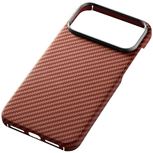Чехол-накладка uBear Supreme для iPhone 17 Pro Max, кевлар, оранжевый - 2