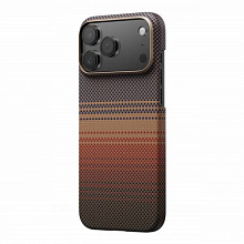 Чехол-накладка Pitaka Ultra-Slim для iPhone 17 Pro, кевлар, оранжевый - 1