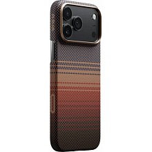 Чехол-накладка Pitaka Ultra-Slim для iPhone 17 Pro, кевлар, оранжевый - 2