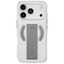 Чехол-накладка Uniq Heldro Air для iPhone 17 Pro, полиуретан, прозрачный - 0