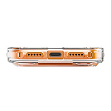Чехол-накладка Uniq Heldro Air для iPhone 17 Pro, полиуретан, оранжевый - 3