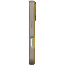 Чехол-накладка Uniq Lyden DS для iPhone 17 Pro Max, экокожа, желтый/серый - 3