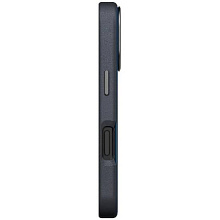 Чехол-накладка Uniq Lyden DS для iPhone 17 Pro Max, экокожа, синий/серый - 3