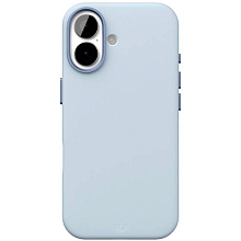 Чехол-накладка VLP Aster Pro для iPhone 17, силикон, голубой - 0