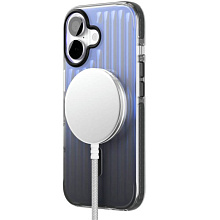 Чехол-накладка VLP Pulse Case для iPhone 17, полиуретан/алюминий, черный - 2
