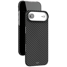 Чехол-накладка VLP Kevlar Case для iPhone Air, кевлар, черный - 2