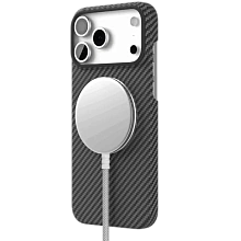 Чехол-накладка VLP Kevlar Case для iPhone 17 Pro Max, кевлар, черный - 2