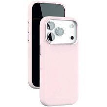 Чехол-накладка VLP Aster Pro для iPhone 17 Pro, силикон, розовый - 1
