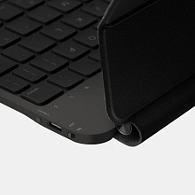 Чехол-клавиатура Uniq VENNO Pro (англ) для iPad Pro 13″ (2024), поликарбонат, черный - 2