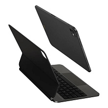 Чехол-клавиатура Uniq VENNO Pro (англ) для iPad Air 11″ (2024), поликарбонат, черный - 0