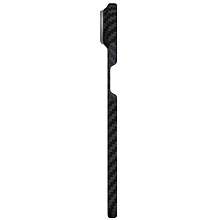 Чехол-накладка Magssory Aramid Frame для iPhone Air, кевлар, черный - 2