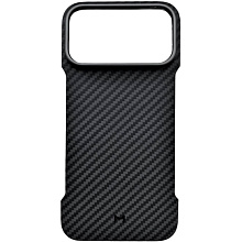 Чехол-накладка Magssory Aramid Zero для iPhone 17 Pro, кевлар, черный - 0
